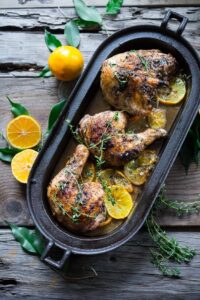 وصفة الدجاج المشوي مع سماق و الليمون