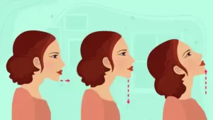 تمارين تخسيس الوجه بالصور