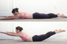 تمارين للتخلص من دهون الظهر