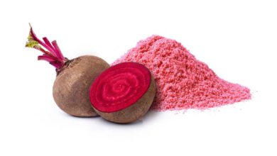 فوائد بودرة الشمندر