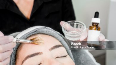 العناية بالبشرة بعد التقشير الكيميائي